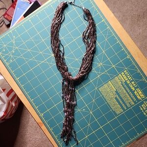 Elegant Multi-Strand Beaded Necklace